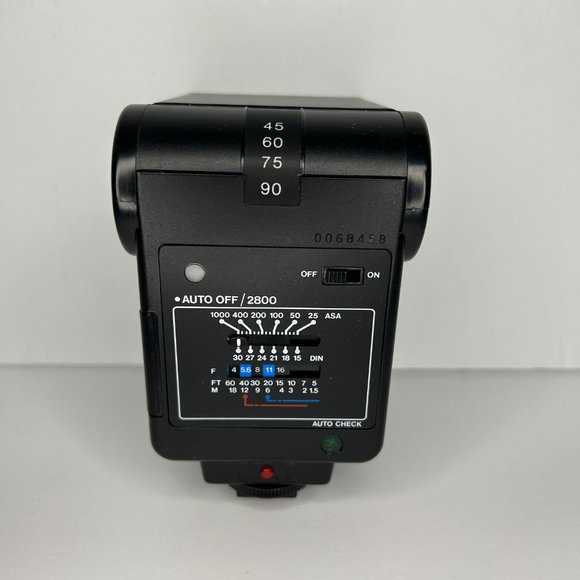 Vivitar 2800 Auto Thyristor Camera Flash Photo Light - Picture 2 of 6